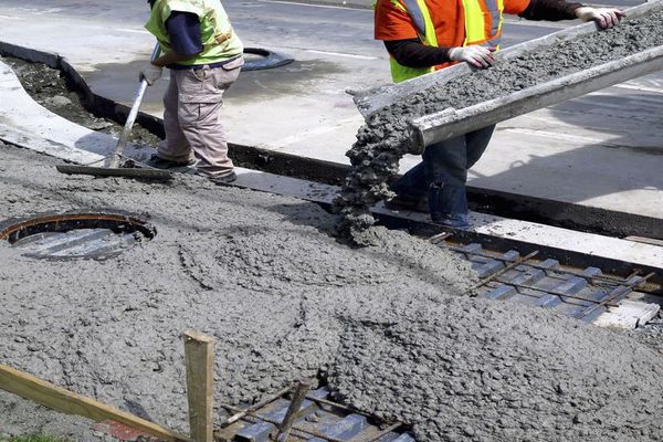 Trockener Beton Markt