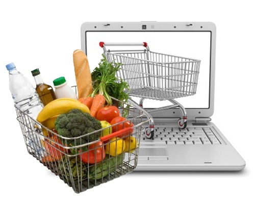 Tienda de comestibles en línea Mercado Demanda-Oferta