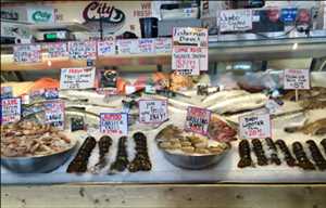 Mariscos frescos y congelados Mercado